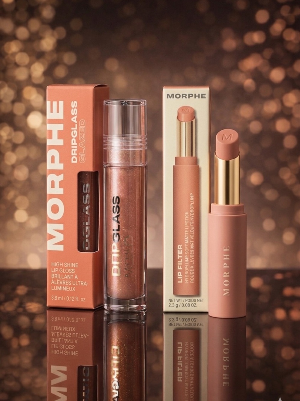 RARE Morphe Clean Girl Lip Kit - Teddy & Beige Blaze - NIB